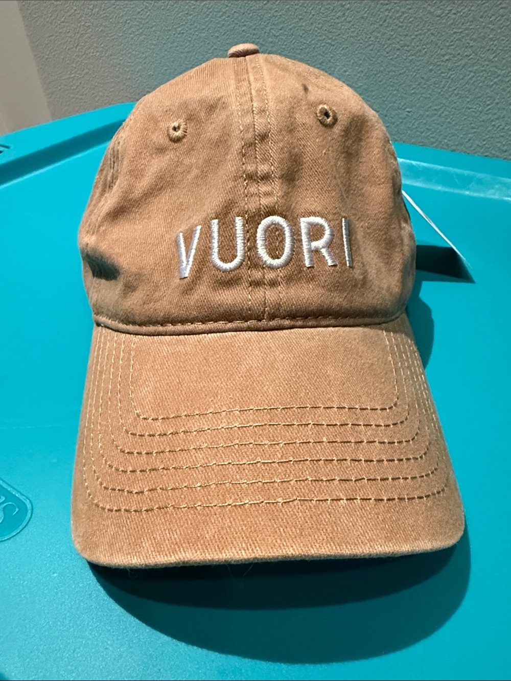 Vuori Tan Embroidered Logo Cap